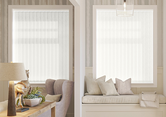 Hanoi, Ice White - Vertical Blind - Image 6